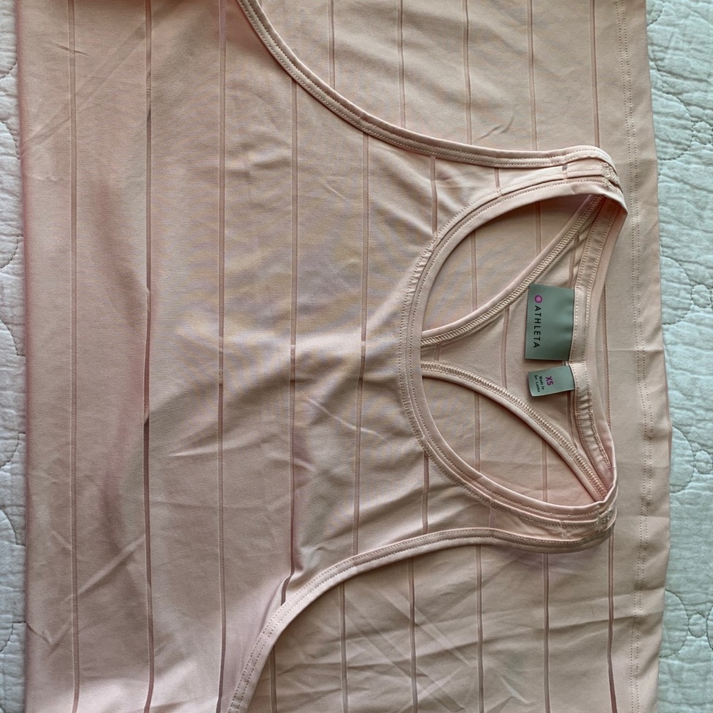 Athleta Yoga shirt Pale Pink